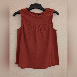 Wishlist Sleeveless Terracotta Tank Top